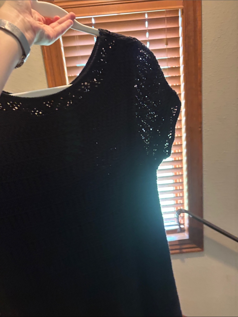 J. Jill Black Crochet Bundle - Cardigan and Dress - Size medium - Picture 13 of 16